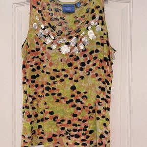 Sleeveless top, size Lg Petite
